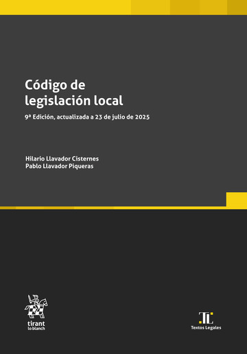 Cdigo de Legislacin Local 9 Edicin, actualizada a 23 de julio de 2025