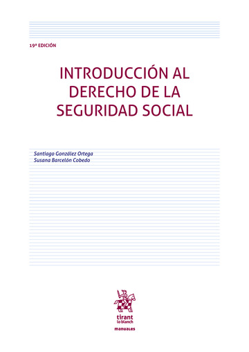 Introduccin al Derecho de la Seguridad Social  19 Edicin