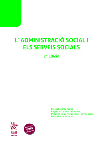 Ladministraci social i els serveis socials 2 Edici