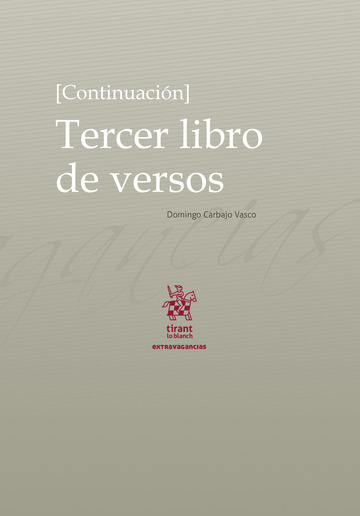 Tercer libro de versos (Continuaci�n)