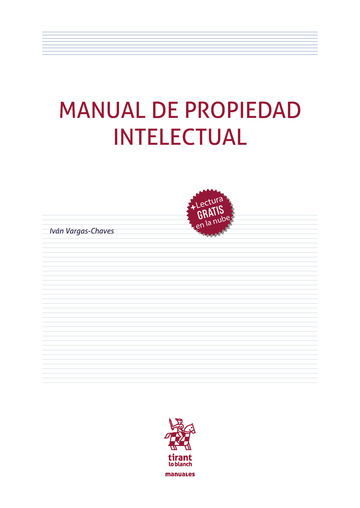 Manual de Propiedad Intelectual