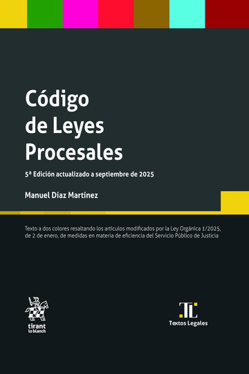 Código de Leyes Procesales 5ª Edición actualizada a septiembre de 2025