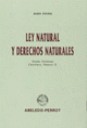 Ley natural y derechos naturales