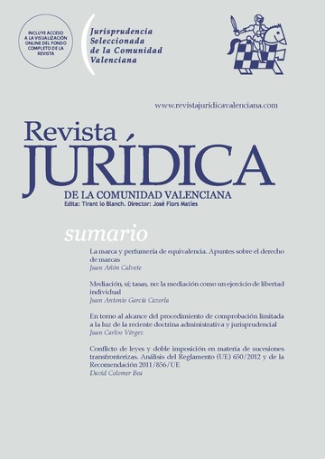 Revista jurdica de la Comunidad Valenciana 58/2016