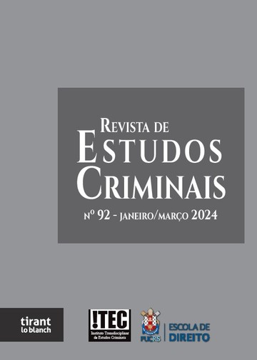 Revista de Estudos Criminais - n 92 - JANEIRO/MARO de 2024