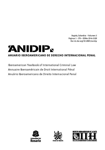 Anuario Iberoamericano de Derecho Internacional Penal Vol 3 2015