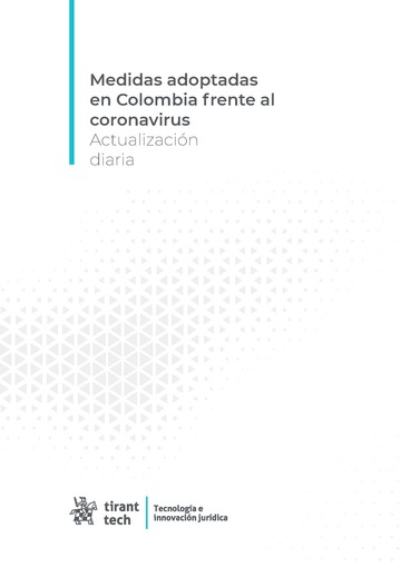 Medidas adoptadas en Colombia frente al coronavirus Actualizacin diaria 03 de abril de 2020