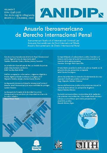 Anuario Iberoamericano del Derecho Internacional Penal vol. 8 - 2020