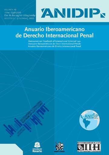 Anuario Iberoamericano de Derecho Internacional Penal. Volumen 10-2022