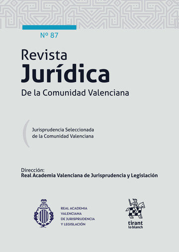 Revista Jurdica de la Comunidad Valenciana N 87