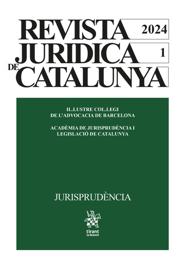 Revista Jridica de Catalunya nm. 1 Jurisprudncia 2024