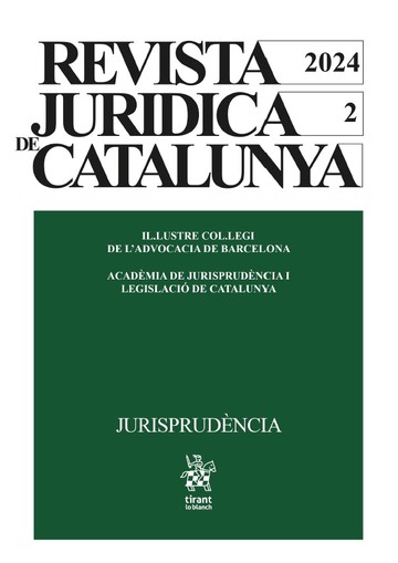 Revista Jurdica de Catalunya nm. 2 Jurisprudncia 2024