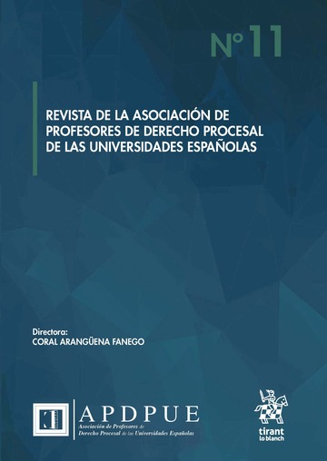 Revista de la asociacin de profesores de derecho procesal de las universidades espaolas N 11