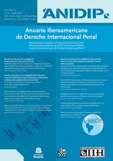 Anuario Iberoamericano de Derecho Internacional Penal Vol 12 2024