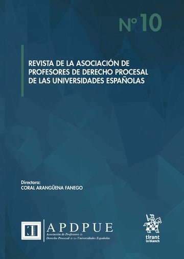 Revista de la asociacin de profesores de Derecho Procesal de las universidades espaolas N10