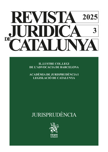 Revista Jridica de Catalunya nm. 3 Jurisprudncia 2025