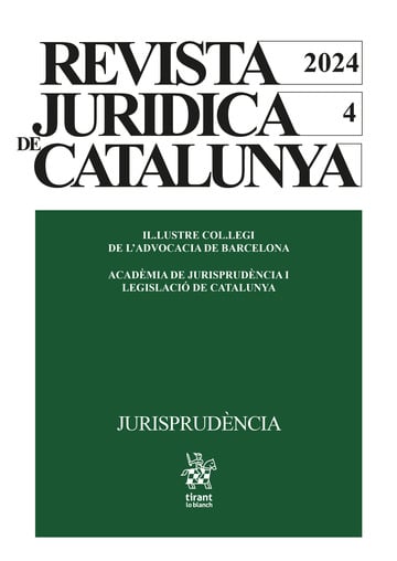 Revista Jridica de Catalunya nm. 4 Jurisprudncia 2024