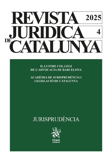 Revista J�ridica de Catalunya n�m. 4 Jurisprud�ncia 2025