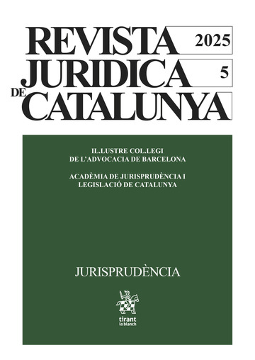 Revista J�ridica de Catalunya n�m. 5 Jurisprud�ncia 2025