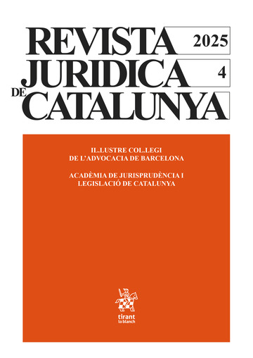 Revista Jur�dica de Catalunya n�m. 4 Doctrina 2025