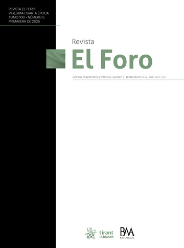 Revista El Foro Barra Mexicana, Colegio de Abogados. A.C. Vigsima Cuarta poca Tomo XXII, Nmero 5 Primavera de 2025 ISSN: 2952-2501
