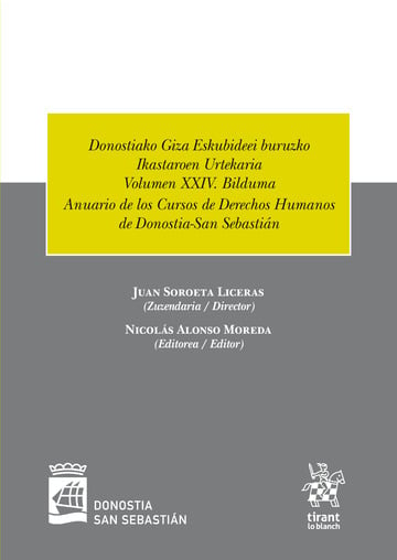 Anuario de los cursos de Derechos Humanos de Donostia-San Sebastin 2024  Vol. XXIV