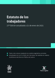 Estatuto de los trabajadores 27 Edicin actualizada a 31 de enero de 2025