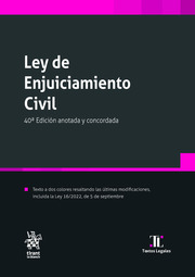 Ley de Enjuiciamiento Civil 40ª Edición 2022